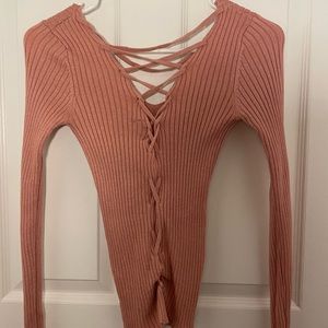 V-Neck Sweater Shirt